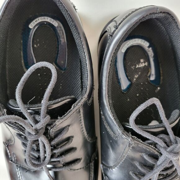Nunn Bush Leather Oxford Dress Shoe Comfort Gel Men 8.5 M Lace Up Black - Picture 12 of 13
